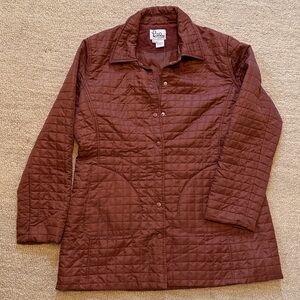 Lilly Pulitzer Quilted Brown Puffer Jacket